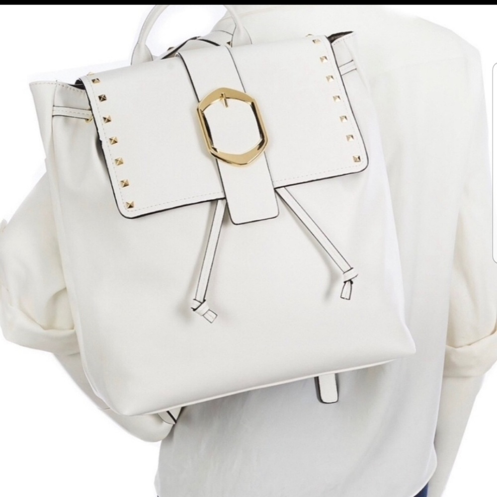 Gianni Bini white backpack